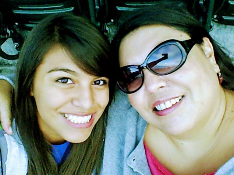 Auntie Liz and Christine